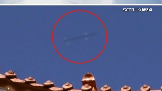 苗栗空中出現不明飛行器　拍攝者：像飛彈
