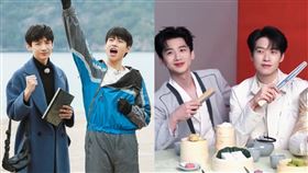 ▲白敬亭，魏大勛。（圖／翻攝自微博）