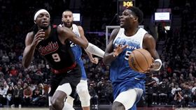 ▲灰狼第一節領先拓荒者30分，寫下NBA本季紀錄。（圖／美聯社／達志影像）