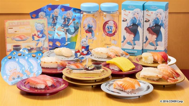 鯊皇狂潮席捲　hololive x壽司郎聯名啟動