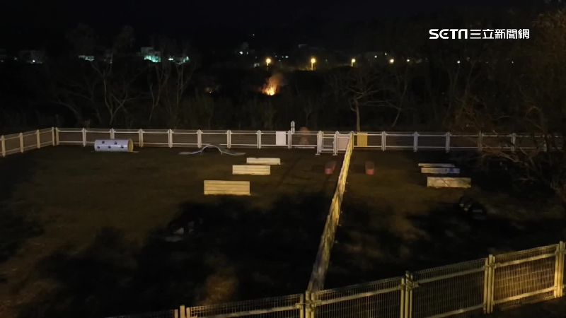 雜草火警從早燒到晚　疑因遙控飛機墜毀