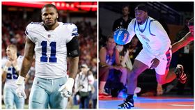 ▲NFL牛仔隊後衛帕森斯（Micah Parsons）拿下NBA明星賽名人賽MVP。（圖／美聯社／達志影像）