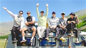 ▲《快遞在蒙古蒙古》金鍾國、車太鉉、張赫、洪京民、洪景仁。（圖／中天綜合台提供）