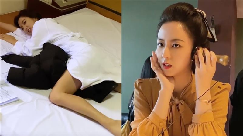 周曉涵穿浴衣躺床　美腿超吸睛養眼畫面曝