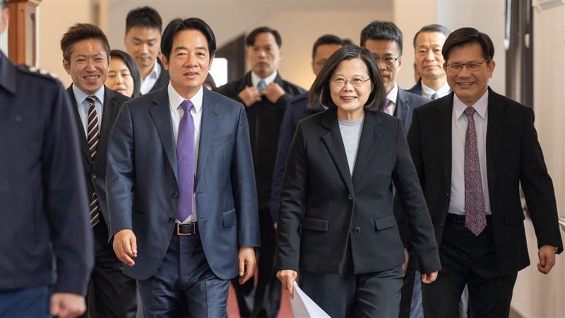 前後任總統蔡英文、賴清德。（圖／資料照）