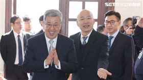 行政院長陳建仁拜會立法院長韓國瑜好。（圖／記者邱榮吉攝影）