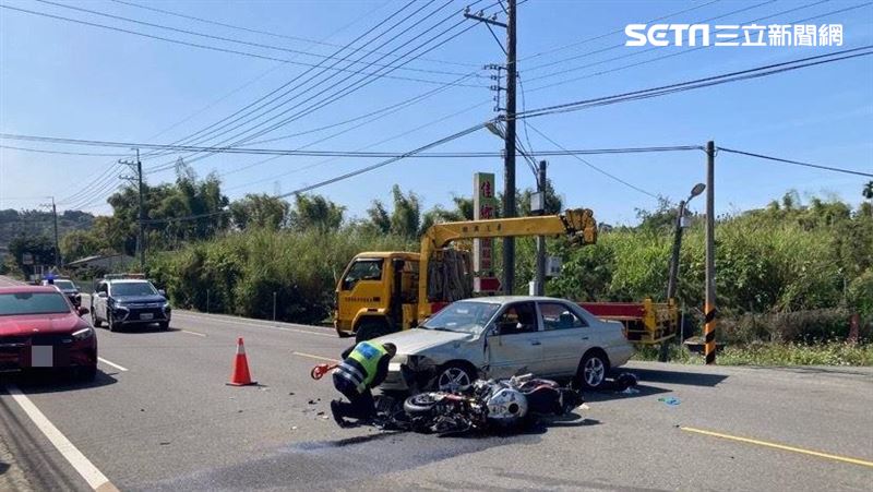 台3線死亡車禍！重機騎士與轎車猛撞慘死