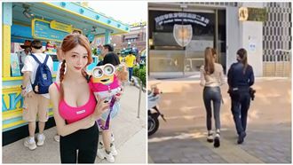 連千毅女秘書慘淪廟會咖　又被直擊進警局