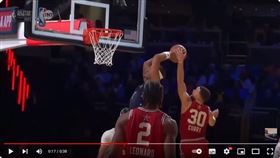 ▲魔術「狀元」班凱羅（Paolo Banchero）灌籃被柯瑞（
Stephen Curry）毀掉。（圖／翻攝自SMHighlights YT）
