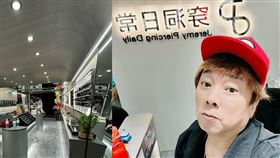 曹西平在台中展店收到許多花籃（圖／翻攝自臉書）