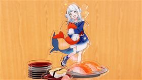 台灣壽司郎，壽司郎×Gawr Gura，壽司郎台北中華路店，記者劉沛妘攝影