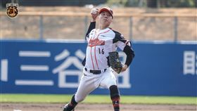 ▲統一獅高知交流賽，郭俊麟先發最快球速146公里。（圖／統一獅球團提供）