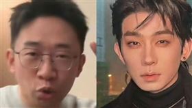 楊迪接受化妝師改造，變成男團偶像。（圖／翻攝自微博）