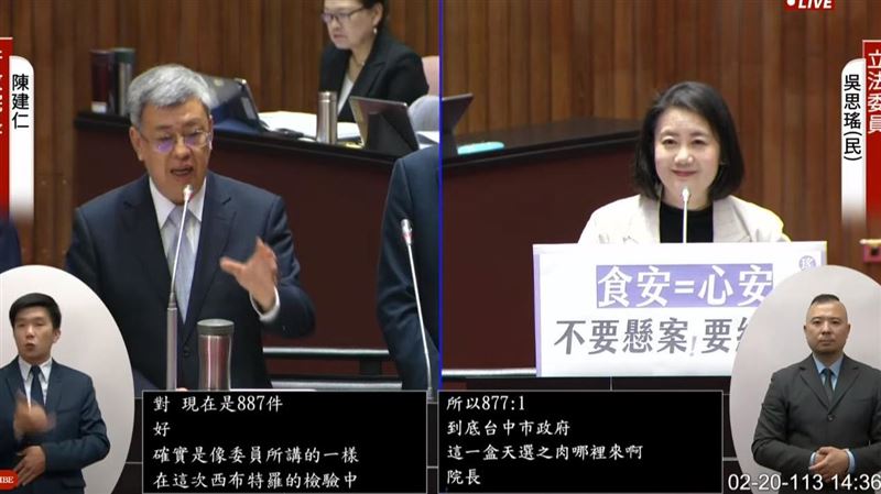 瘦肉精是個案？陳建仁要中市府給人民交待