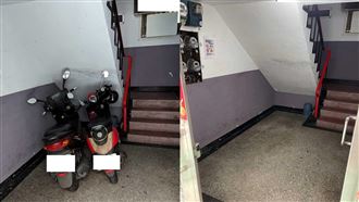 家門口擺鞋櫃、傘桶　恐吃20萬元罰單