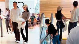 汪小菲愛女神似大S　手扶梯放閃不怕看