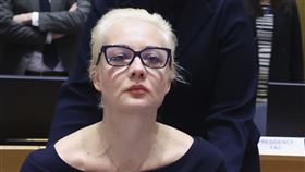 納瓦尼的妻子尤莉雅公開表示將繼承先夫遺志，打倒普丁政權。（圖／美聯社／達志影像）