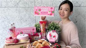 全聯草莓季We Sweet、READ BREAD共推出8款新品，春天就來全聯開始一場「莓」好相遇。（圖／品牌業者提供）