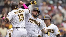 ▲前洋基捕手桑契斯（Gary Sanchez）體檢沒過，合約保障金額被下修。（圖／美聯社／達志影像）