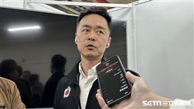 籃球協會副秘書長張承中賽前出面受訪。（圖／記者蔡厚瑄攝影）