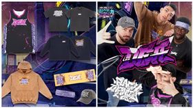 ▲中信特攻「嘻哈電力無限公司」主題日，球員穿週邊商品拍宣傳照。（圖／新北中信特攻球團提供）