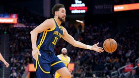 ▲「K湯」湯普森（Klay Thompson）本季第2場替補只得3分。（圖／路透社／達志影像）