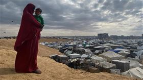 加薩走廊難民營（圖／翻攝自@UNRWAPartners X平台）
https://twitter.com/UNRWAPartners/status/1760708909617013087