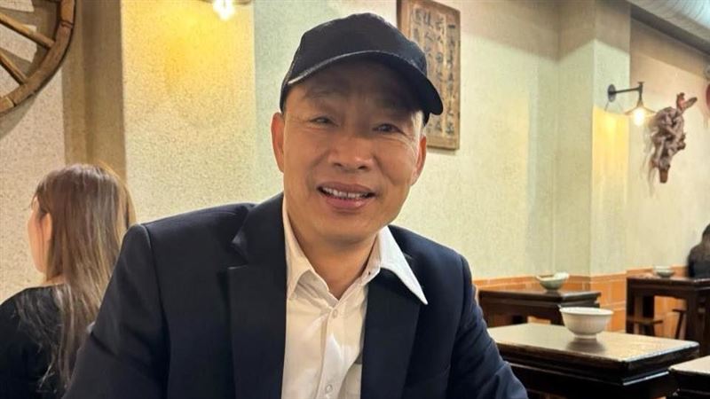 曝上任來2小確幸！野生韓國瑜現身豆花店