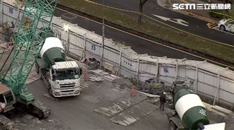 松山區路面塌陷　建商打破原有連續壁釀禍