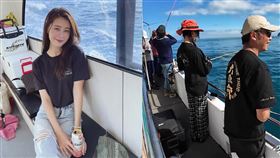 林真亦第一次釣花軟就狂上鉤電翻全船。（圖／翻攝自「台客的耍廢日常 TK Life」YouTube）

