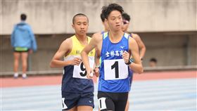 台北市士林高商高二競走好手陳聿賢。（圖／田徑協會提供）