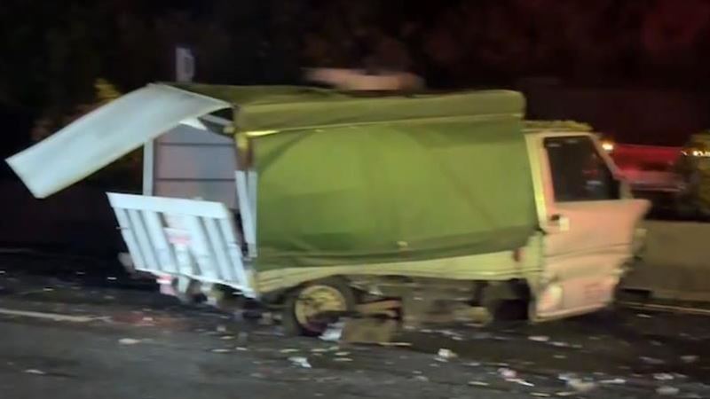 新／國3竹林段10車連環撞　釀1死1傷