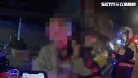 北市張翁酒後騎腳踏車遭警攔查，因拒測遭重罰4800元。（圖／翻攝畫面）