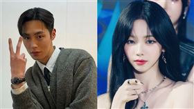 ▲aespa Karina，李宰旭。（圖／翻攝自IG）