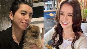 王大陸、蔡卓宜。（圖／翻攝自王大陸IG、蔡卓宜微博）