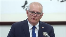 前澳洲總理莫里森：澳洲將堅定與台灣站在一起總統蔡英文10日下午在總統府接見前澳洲總理莫里森（Scott Morrison）（圖）等一行，莫里森致詞表示，澳洲會堅定與台灣站在一起，一起幫助台灣、支持台灣的韌性。中央社記者鄭傑文攝  112年10月10日