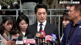 ▲北市二二八追思會蔣萬安受訪（圖／記者陳怡潔攝影）