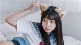 胎尼將以藝名「田井虹」在日本出道（圖／翻攝自IG））