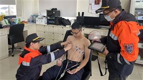 動力火車,飆高音,聚餐,心肌梗塞,新竹（圖／新竹縣消防局提供）