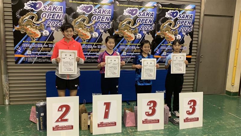 首闖日本桌球比賽　新竹小將勇奪亞軍