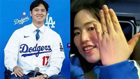 美國職棒大聯盟,道奇隊,大谷翔平,結婚,吉田有里,喜訊