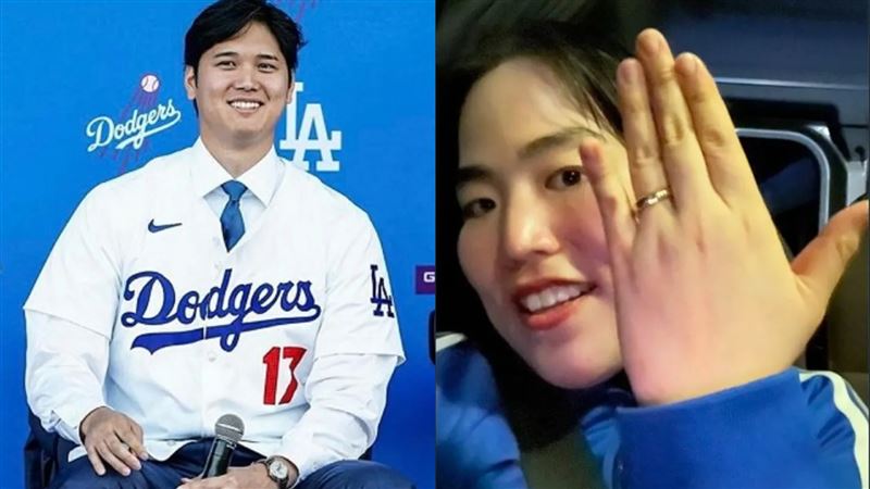 大谷翔平新婚妻是她？女星同步報喜曬鑽戒
