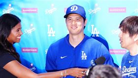 ▲大谷翔平受訪談新婚妻子。（圖／翻攝自Full-Count MLB取材班推特）