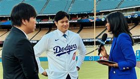 大谷翔平、華森互動。（圖／翻攝自華森IG）