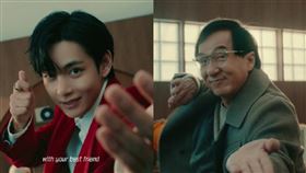 ▲BTS（防彈少年團）成員V（金泰亨），成龍。（圖／翻攝自SimInvestIG）