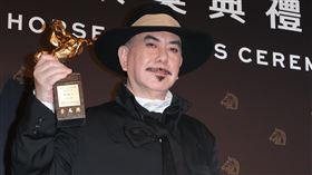 金馬59黃秋生拿影帝。（記者邱榮吉、楊澍/攝影）