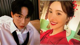 金晨、胡夏。（圖／翻攝自微博）