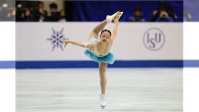 ▲日本選手島田麻央，在世青花滑錦標賽完成2連霸。（圖／中華民國滑冰協會提供）