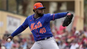 ▲塞維里諾（Luis Severino）大都會熱身賽2局無失分。（圖／美聯社／達志影像）