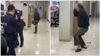 「許麥可」派出所狂舞30秒　網笑翻：逼勒
